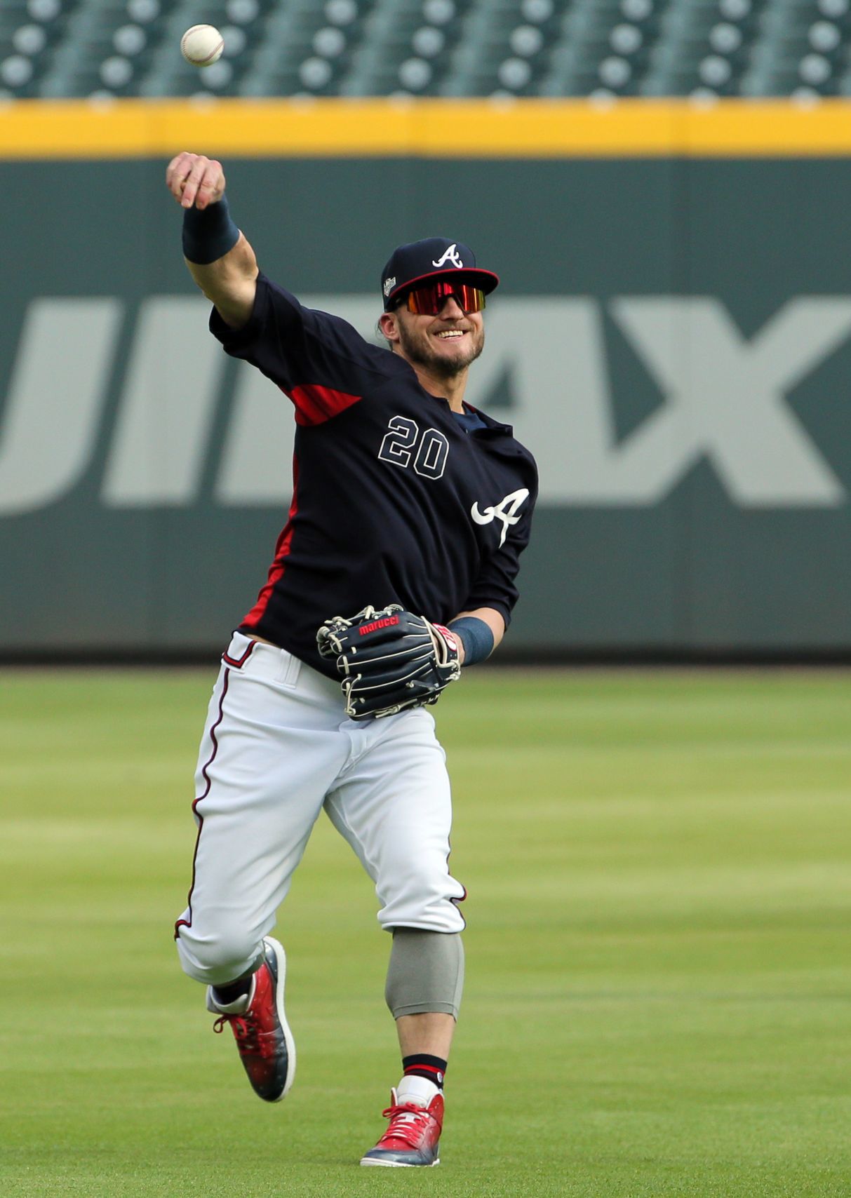 St. Louis Cardinals practice before Game 1 of NLDS in Atlanta